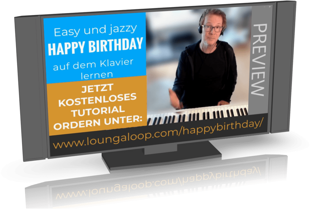 Happy Birthday auf dem Klavier lernen